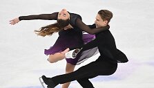 Allison Reed ir Saulius Ambrulevičius pasaulio čempionate &Scaron;vedijoje.