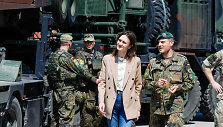 Seimo Pirmininkė Viktorija Čmilytė-Nielsen lankėsi brigados &bdquo;Geležinis Vilkas&ldquo; daliniuose.