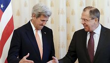 Johnas Kerry susitiko su Sergejumi Lavrovu