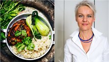 Nida Degutienė ir jos kepta indi&scaron;ka &bdquo;tandoori&ldquo; vi&scaron;tiena