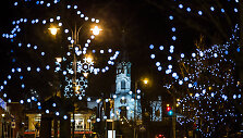 Tel&scaron;ių Kalėdų eglės įžiebimas