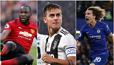 R.Lukaku (kairėje), P.Dybala (viduryje), D.Luizas (de&scaron;inėje) keičia klubus.