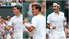 Milo&scaron;as Raoničius, Toma&scaron;as Berdychas ir Rogeris Federeris