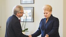 Dalia Grybauskaitė ir Rimantas &Scaron;adžis