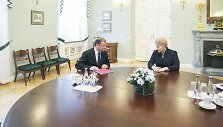 Prezidentė Dalia Grybauskaitė susitiko su vidaus reikalų ministru Sauliumi Skverneliu