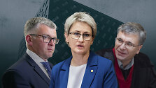 Julius Rėksnys, Nida Grunskienė ir Egidijus Motiejūnas