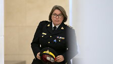 Kanados karali&scaron;kosios raitosios policijos komisarė Brenda Lucki