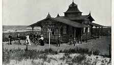 Paplūdimio restoranas &bdquo;Strandhalle&ldquo;. Album von Memel und Umgegend. Berlin, [apie 1905]
