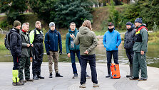 Prie 15-mečio paie&scaron;kos prisijungė vandens motociklininkai ir baidarininkai