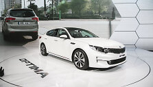KIA stendas Frankfurto automobilių parodoje