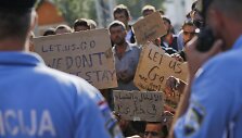 Migrantai Kroatijoje