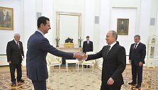Sirijos prezidentas Basharas al Assadas susitinka su Vladimiru Putinu