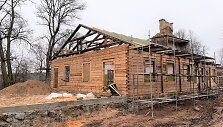 Mozūri&scaron;kių dvaras rekonstrukcijos metu