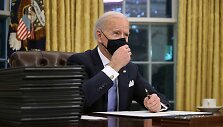 Naujasis JAV prezidentas J.Bidenas įžengė į Baltuosius rūmus