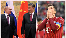Robertas Lewandowwskis (de&scaron;inėje) nebenori bendradarbiauti su kinų kompanija, kai pasirodė informacija, jog kinų kompanija talkina Rusijos hakeriams.