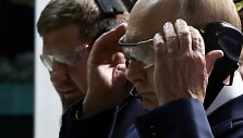 Rusijos prezidentas Vladimiras Putinas ir Čečėnijos lyderis Ramzanas Kadyrovas