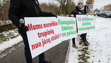&bdquo;Achemos&ldquo; darbuotojų streikas