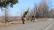 Ukrainos kariai per pratybas