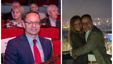 Žygimantas Pavilionis su mylimąja Asta