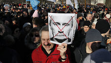 Protestas prie&scaron; Vladimiro Putino maratoną valdžioje