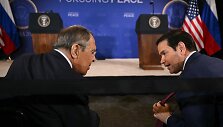 Sergejus Lavrovas ir Marco Rubio / ANDREW CABALLERO-REYNOLDS / AFP