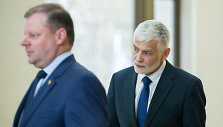 Saulius Skvernelis ir Bronius Markauskas