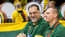 Arvydas Sabonis ir Mindaugas &Scaron;pokas