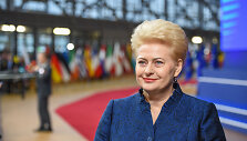 Dalia Grubauskaitė Europos Vadovų Taryboje Briuselyje