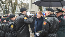 Dalia Grybauskaitė priėmė Generolo Povilo Plechavičiaus mokyklos kadetų priesaikas
