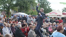 Jubiliejinį Kirnaičių festivalį i&scaron;maudė lietus, tačiau dalyvių nei&scaron;vaikė