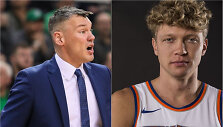 &Scaron;arūnas Jasikevičius ir Mindaugas Kuzminskas