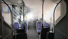 Klaipėdoje autobusai dezinfekuojami garais