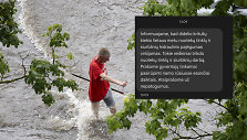 Lietus kelia problemų Kaune