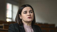Baltarusijos opozicijos lyderė Sviatlana Cichanouskaja