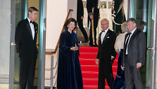 &Scaron;vedijos karalius Carlas XVI Gustafas ir karalienė Silvia