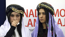 Lamia Haji Bashar (kairėje) ir Nadia Murad
