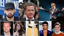 Eminemas, Bradas Pittas, Matthew Perry, Lana Del Rey, Sia, Demi Lovato, Eltonas Johnas, Danielis Radcliffe