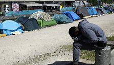 Migrantų stovykla Paryžiuje