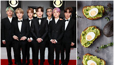 Grupė &bdquo;BTS&ldquo; ir avokado skrebutis