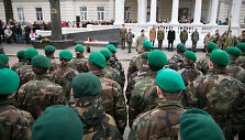 Jaunųjų Lietuvos &scaron;aulių priesaikos davimo ceremonija