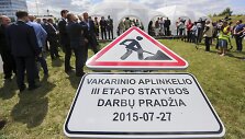 Vakarinio aplinkkelio III etapo statybų pradžia