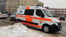 Greitosios pagalbos automobiliai Klaipėdos gatvėse