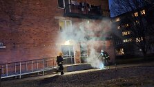 Vilniuje kilo gaisras: i&scaron; daugiabučio veržėsi dūmai