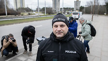 Vilniuje pristatytas jau veikiantis mobilus greičio matuoklis, Dainius &Scaron;alomskas