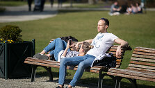 Vilniečiai džiaugiasi vasari&scaron;ku kar&scaron;čiu