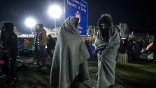 Migrantai Serbijoje prie Vengrijos sienos
