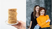 Tinklara&scaron;tininkės Rūta ir Asta bei jų kepti sausainiai 