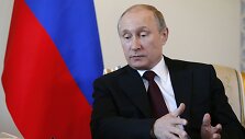 Rusijos prezidentas Vladimiras Putinas susitikime su Kirgizijos prezidentu Almazbeku Atambajevu