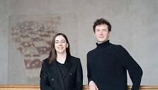 Parodos &bdquo;Užuovėja&ldquo; kuratoriai Virginija Januškevičiūtė ir Edgaras Gerasimovičius