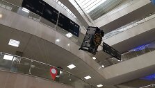 Sumažinta &bdquo;Galileo&ldquo; palydovo kopija GSA pagrindiniame biure Prahoje